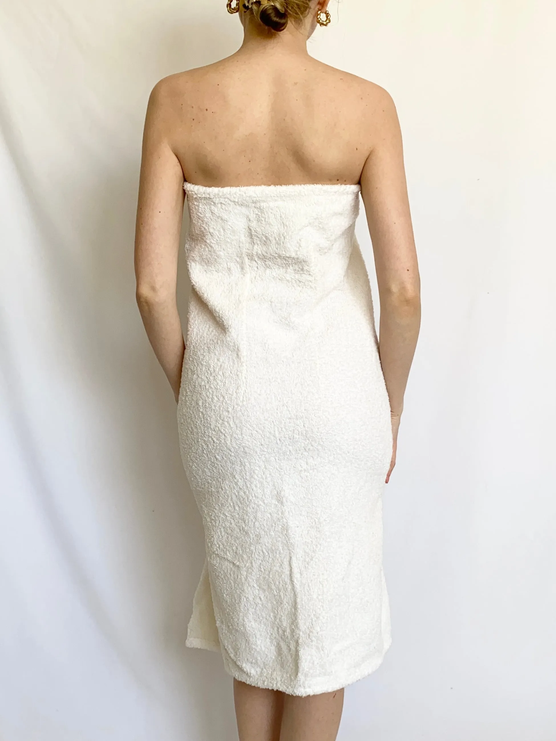 1968 Playboy Terry Cloth Bath Sari Wrap-Around Towel Robe (M)