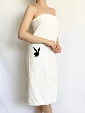 1968 Playboy Terry Cloth Bath Sari Wrap-Around Towel Robe (M)