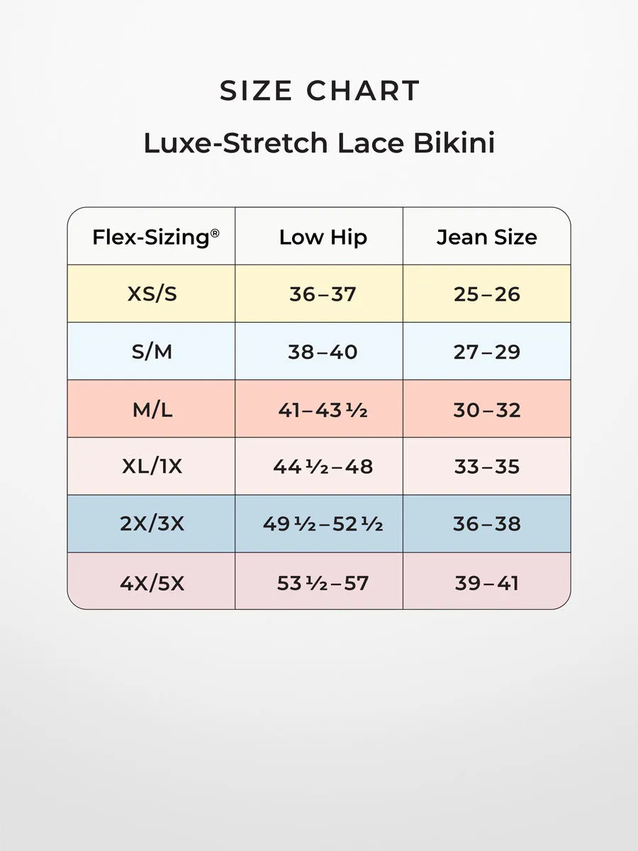 3-Pack Luxe-Stretch Lace Bikini