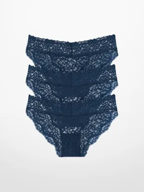 3-Pack Luxe-Stretch Lace Bikini