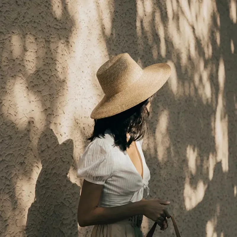 Bora Casual Straw Fedora Hats