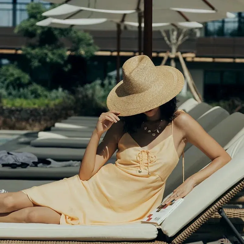 Bora Casual Straw Fedora Hats