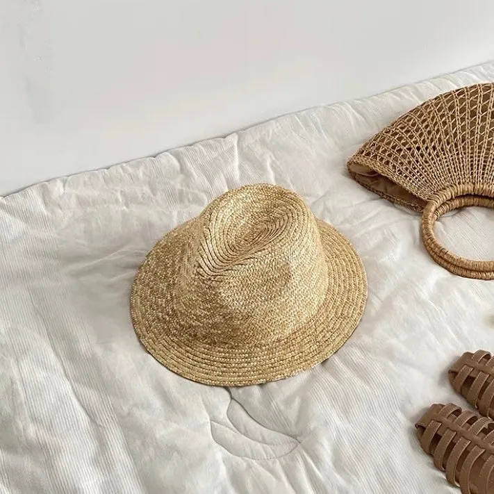 Bora Casual Straw Fedora Hats