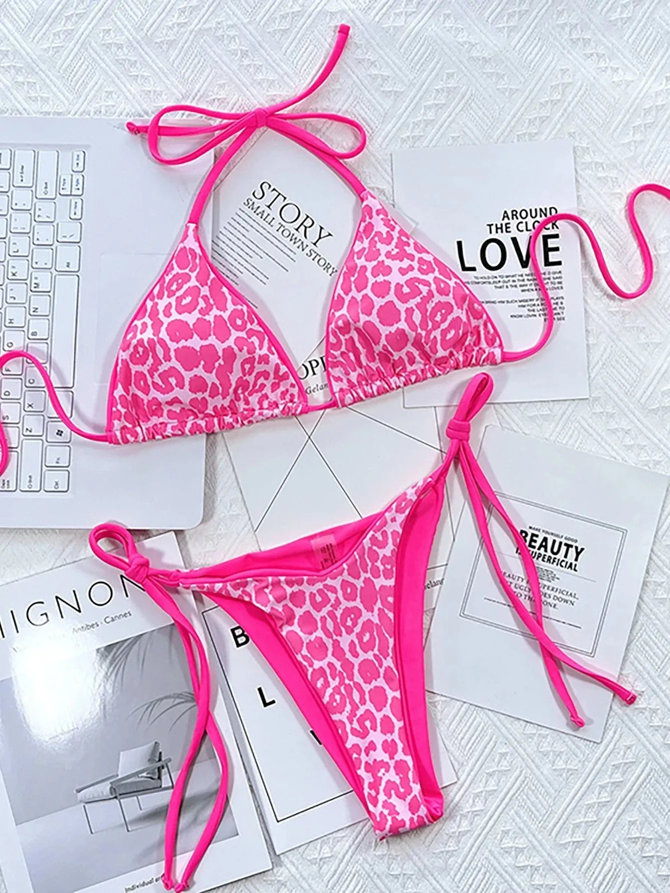 Brazilian Lace Up Bikinis Set