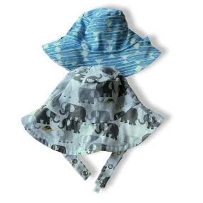 Bucket hat in Organic Elephantastic