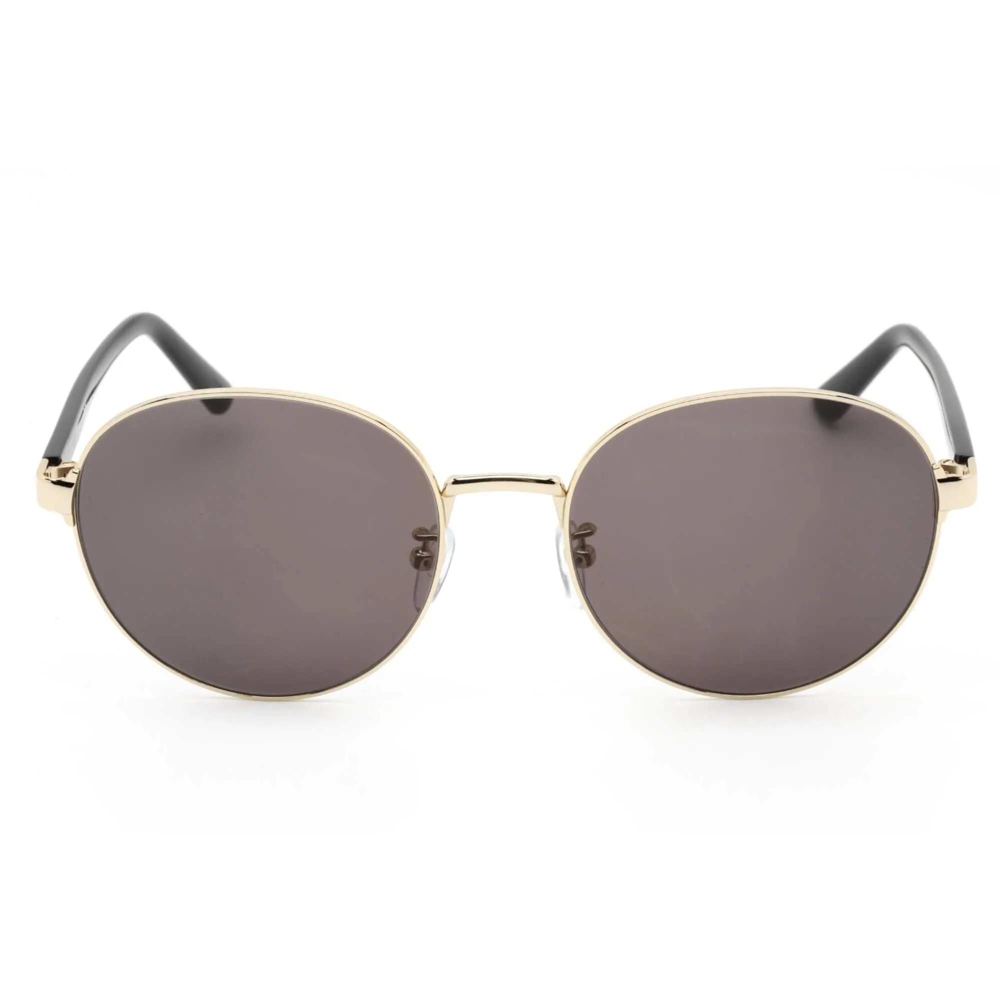Calvin Klein Men's Sunglasses - Gold/Black Round Metal Full Rim Frame | CK18301SK 717