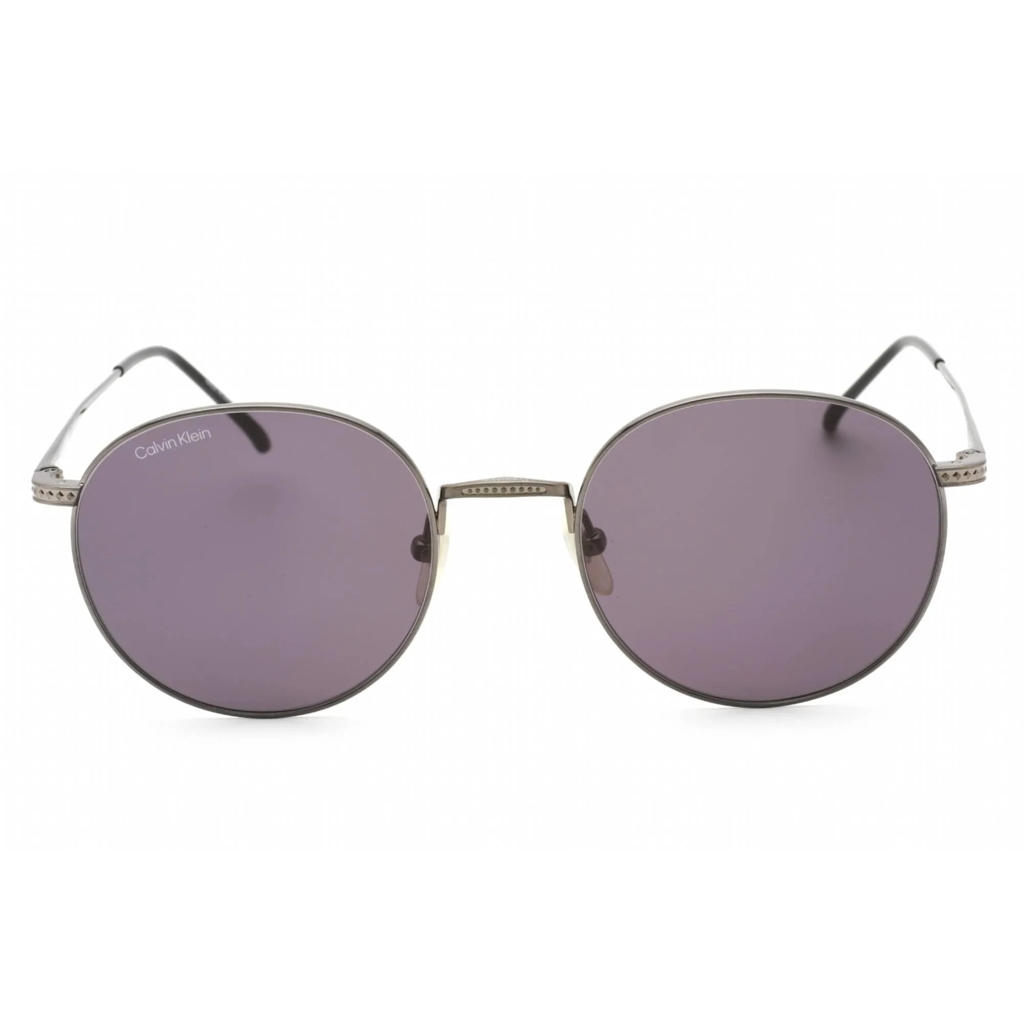 Calvin Klein Unisex Sunglasses - Light Gunmetal Frame Violet Lens | CK22110TS 014