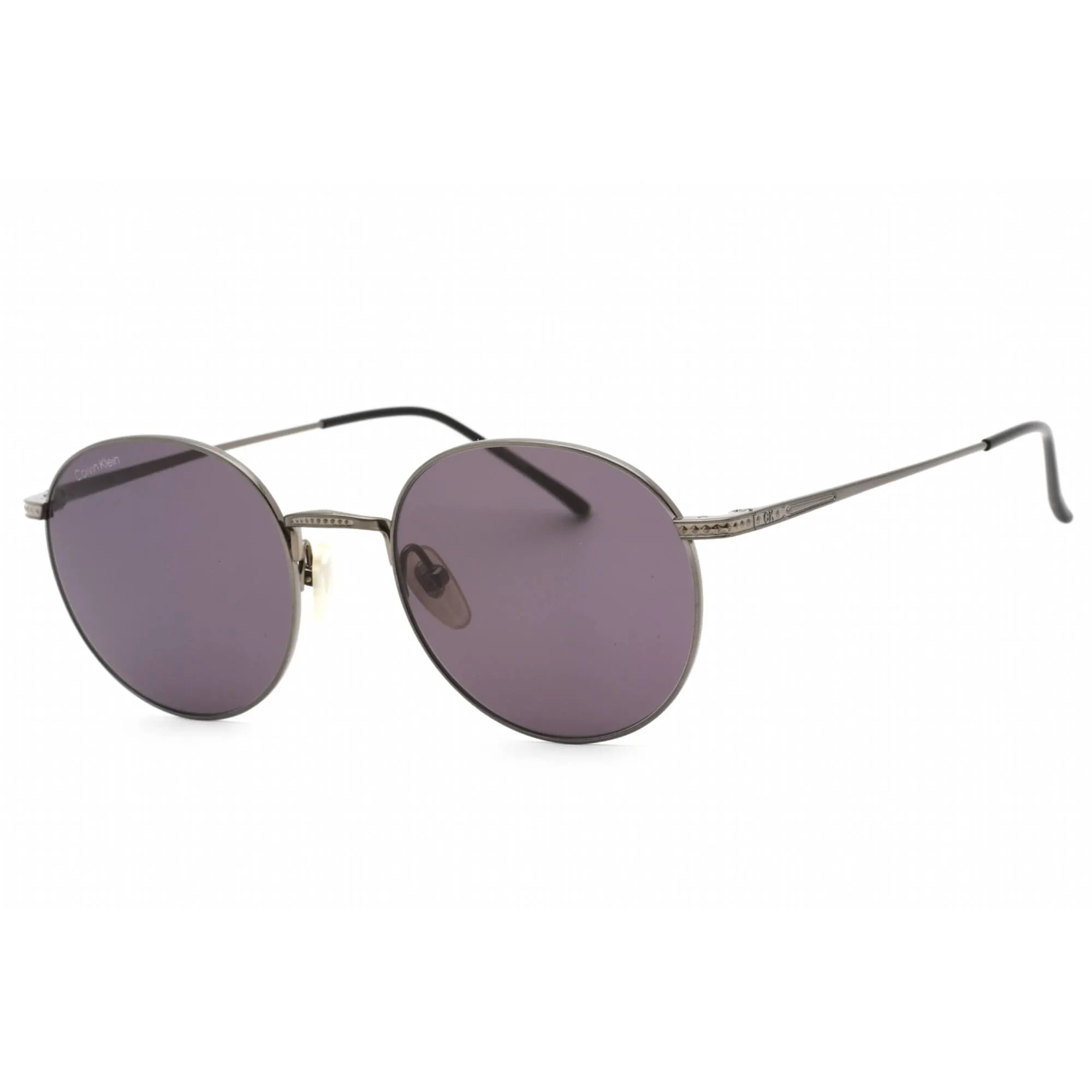 Calvin Klein Unisex Sunglasses - Light Gunmetal Frame Violet Lens | CK22110TS 014