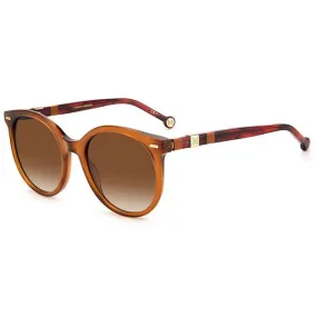 Carolina Herrera Women's Sunglasses - Transparent Brown Round Frame | CH 0046/S 0BRZ