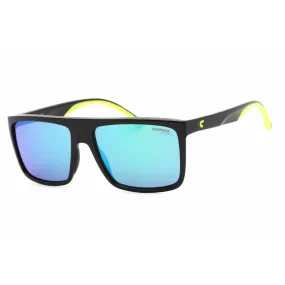 Carrera Men's Sunglasses - Black Green Rectangular Plastic Frame | 8055/S 07ZJ Z9