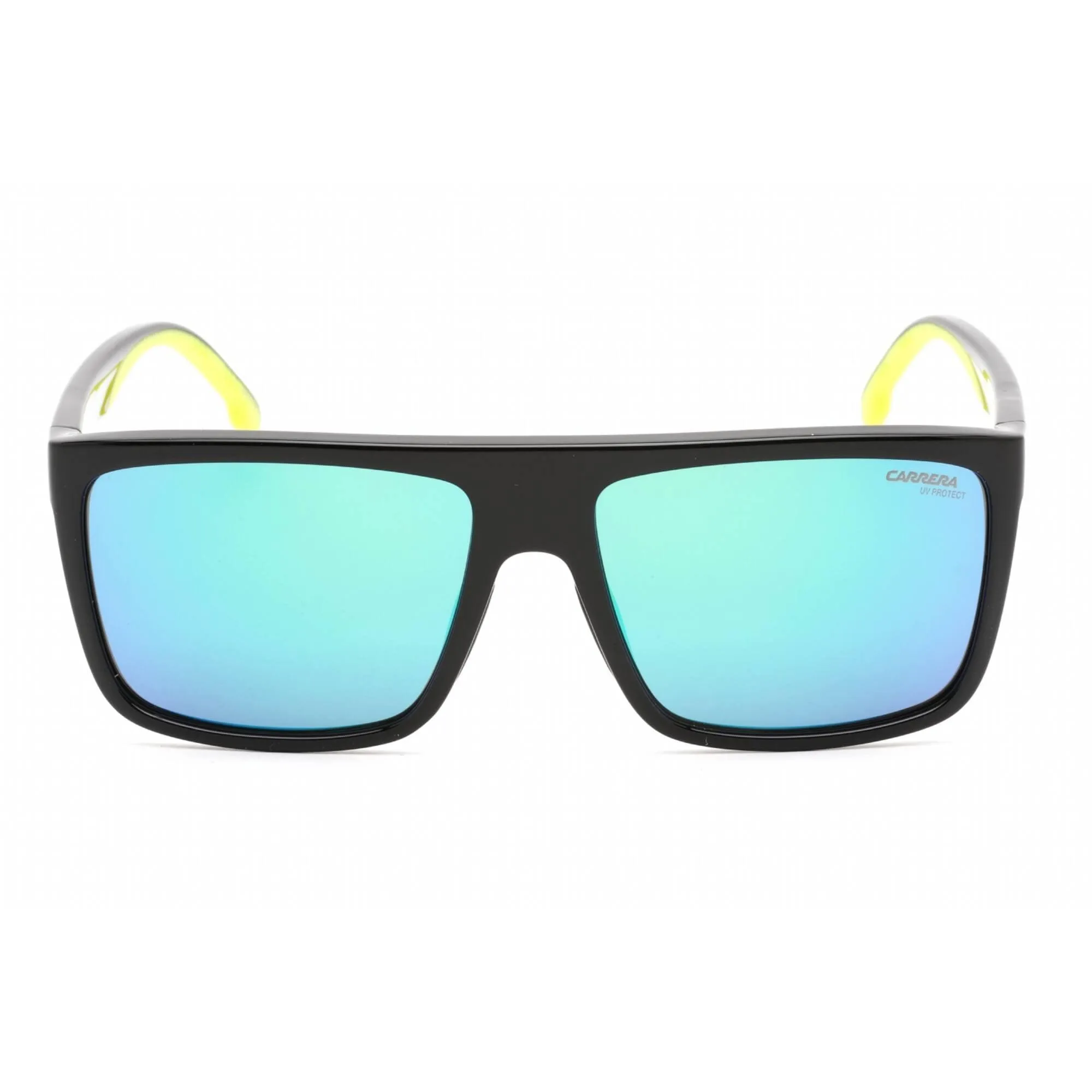 Carrera Men's Sunglasses - Black Green Rectangular Plastic Frame | 8055/S 07ZJ Z9