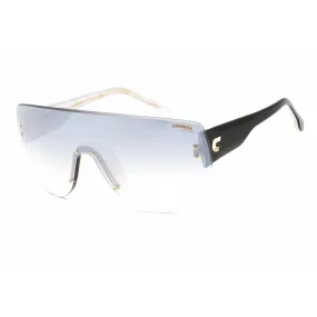 Carrera Unisex Sunglasses - Rimless Silver Black Acetate Shield | FLAGLAB 12 079D IC