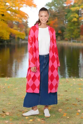 Casablanca Cardigan Chilli/Pink