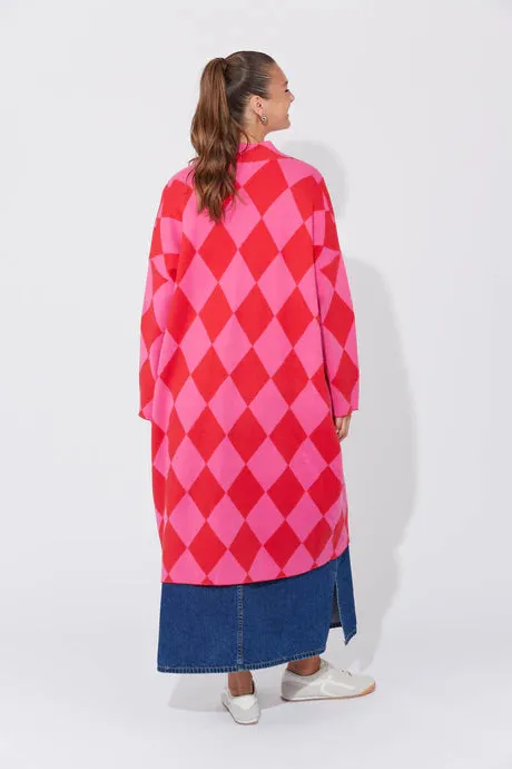 Casablanca Cardigan Chilli/Pink