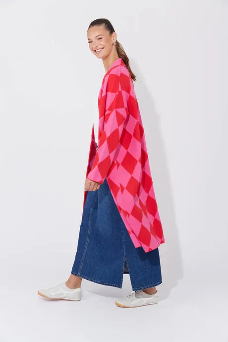 Casablanca Cardigan Chilli/Pink