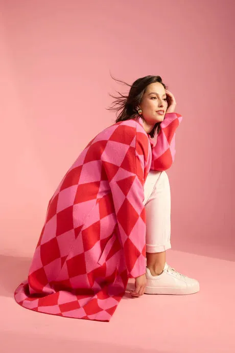 Casablanca Cardigan Chilli/Pink