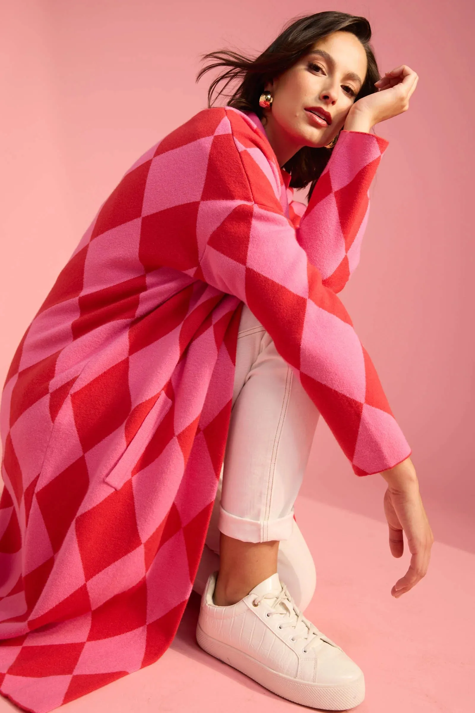 Casablanca Cardigan Chilli/Pink