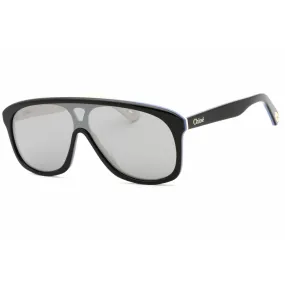 Chloe Women's Sunglasses - Black Shield Full Rim Recycled Acetate Frame | CH0212S 004