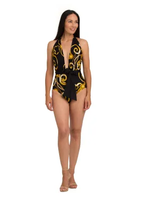 Civita One Piece Plunge with Removable Belt (Style 329)