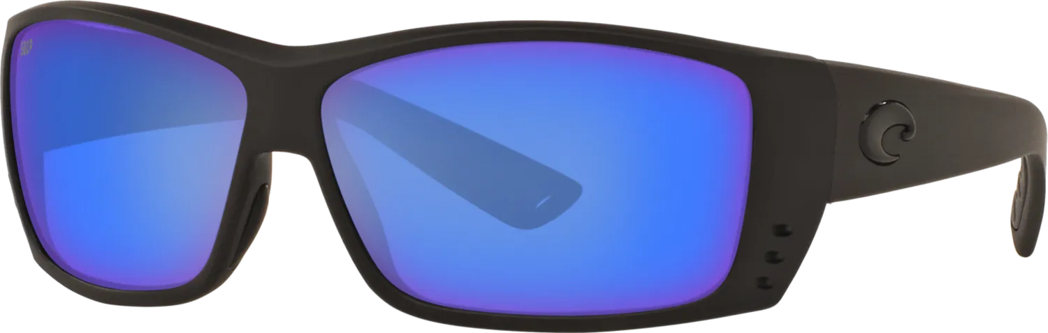 Costa Del Mar Cat Cay Sunglasses - Blackout/Blue Mirror 580G