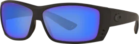 Costa Del Mar Cat Cay Sunglasses - Blackout/Blue Mirror 580G