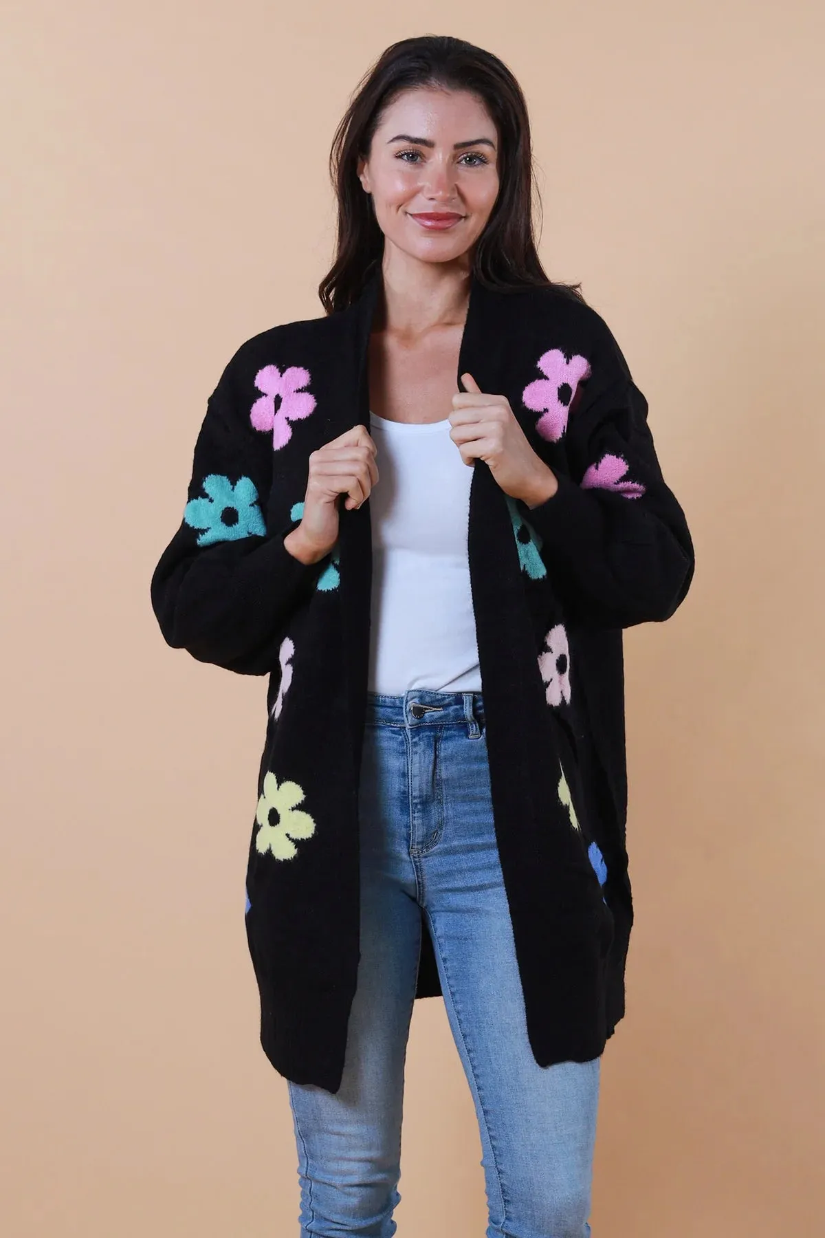 Daisy Longline cardigan