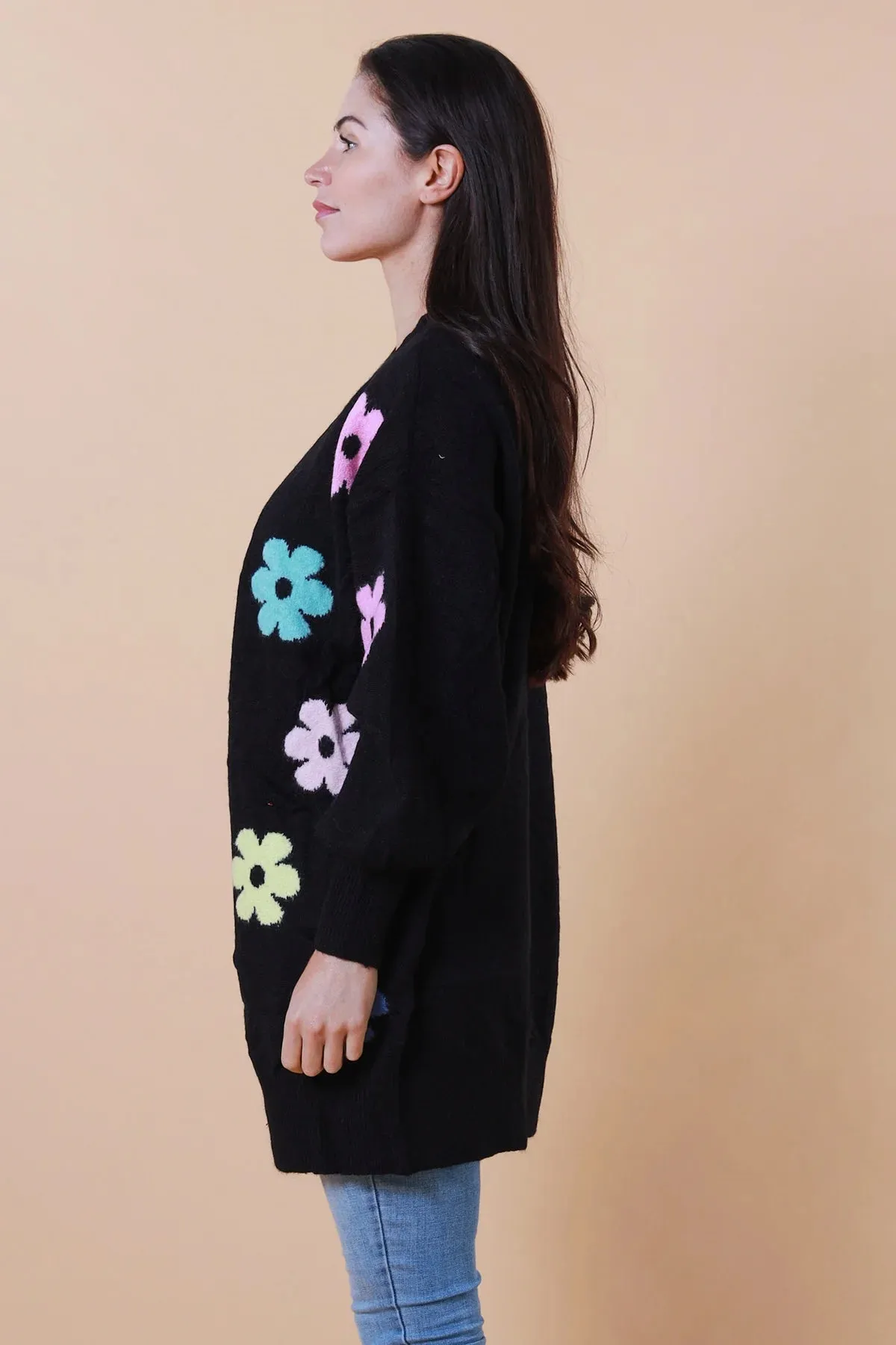 Daisy Longline cardigan