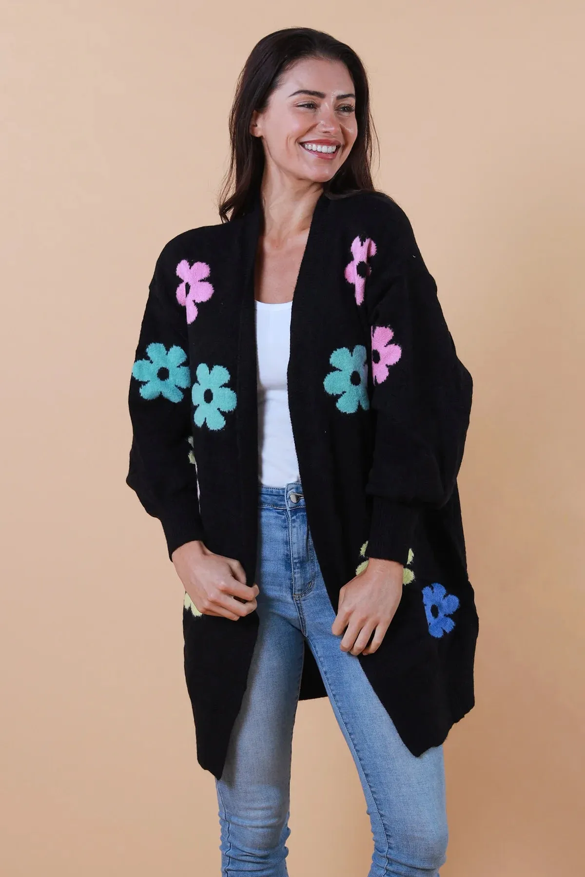 Daisy Longline cardigan