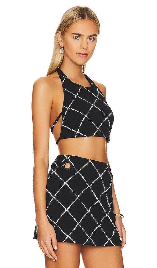 DEVON WINDSOR Gia Top in Black