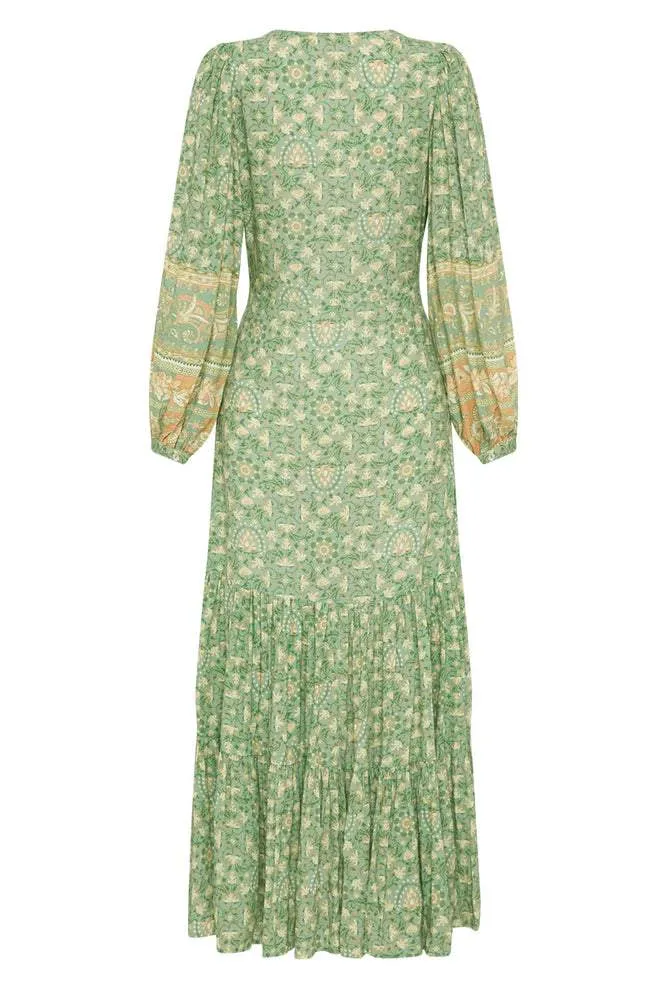 Elvira Splice robe maxi imprimée avec boutons