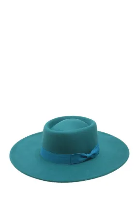 Felt Pilgrim Style Sun Hats with Ribbon Strap with Bow