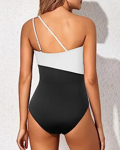 Full Coverage Keyhole One Piece Swimwear
