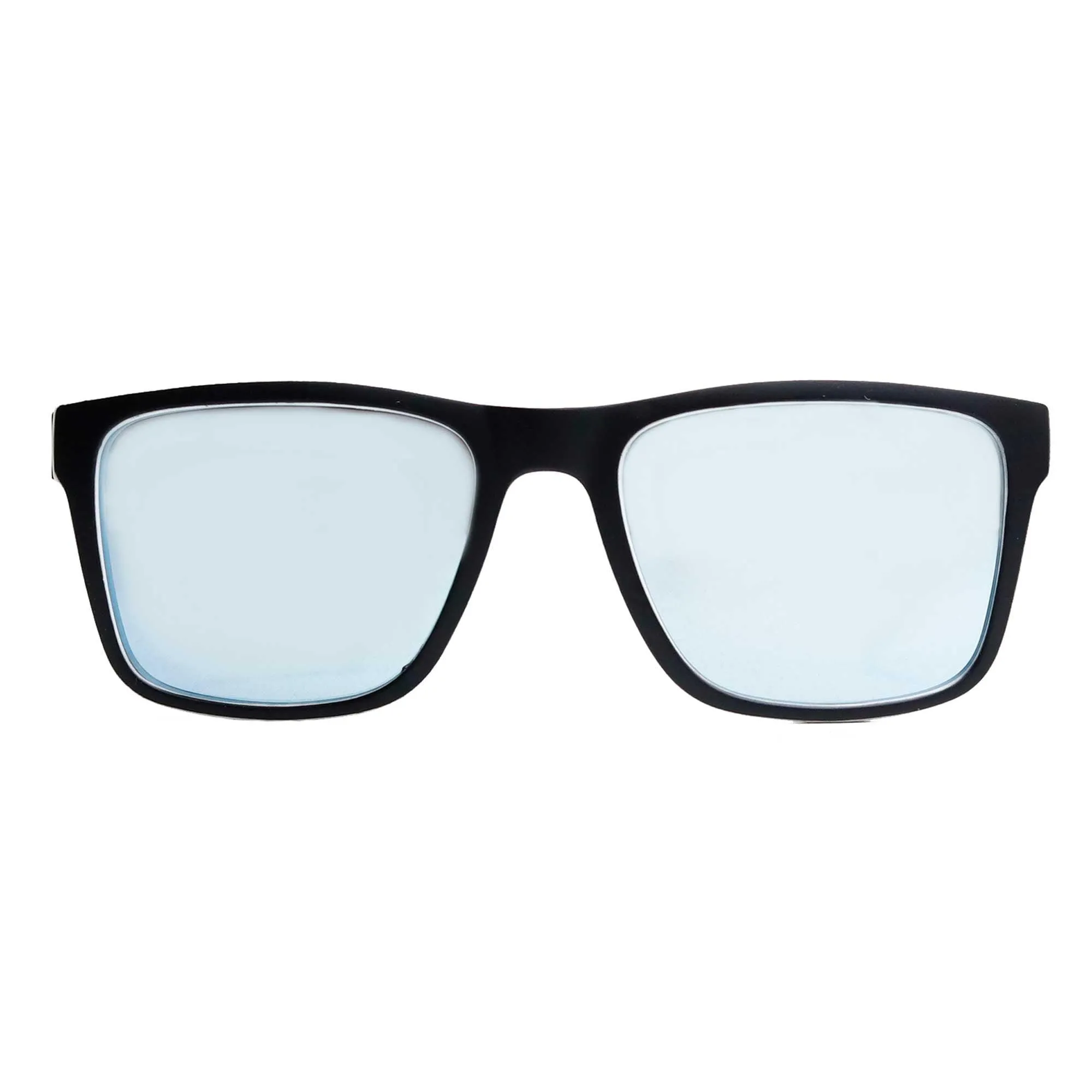 GAP Men's Sunglasses - Mirrored Lens Matte Black Rectangular Frame | GAP SGP408 BLA