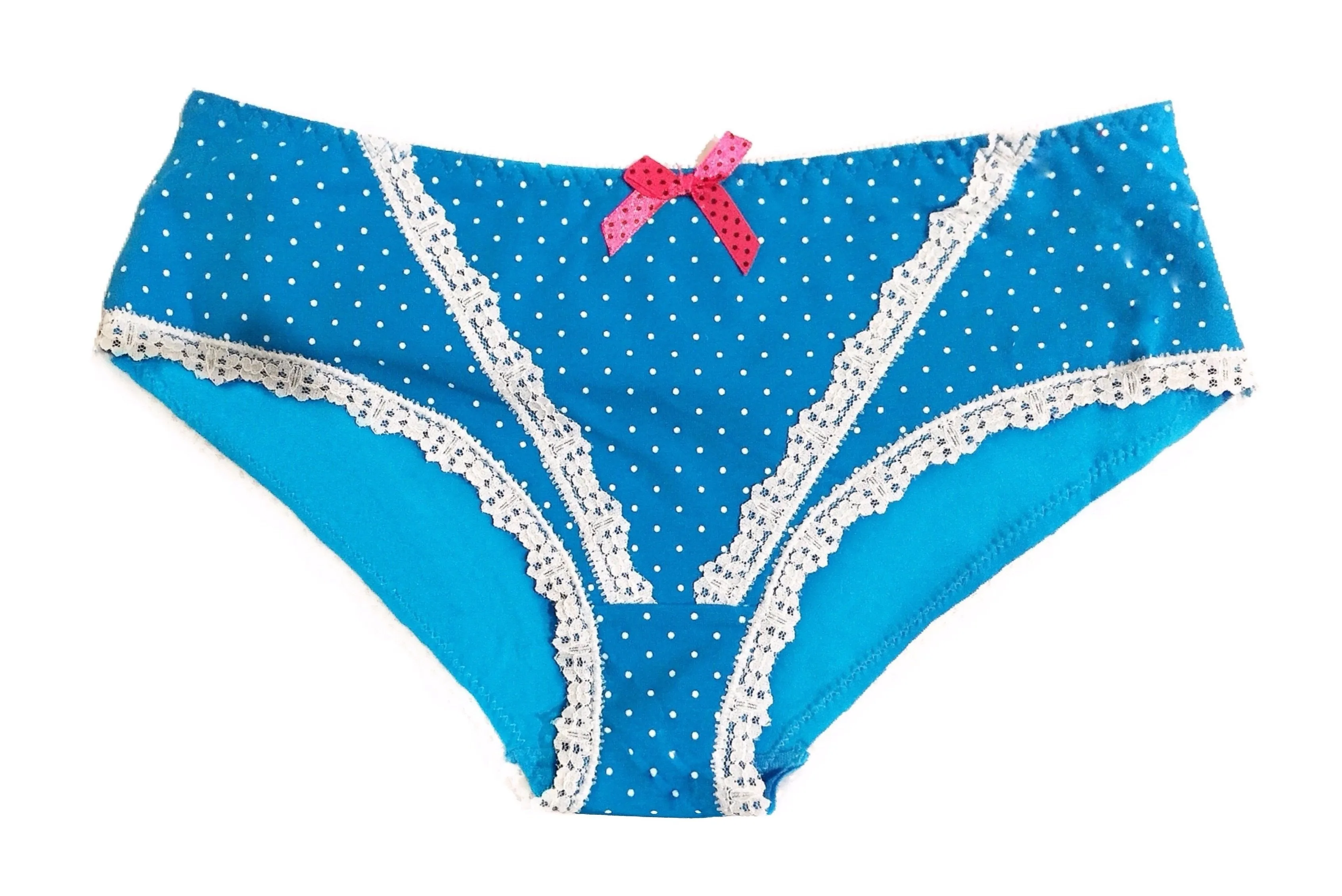 Graceful Polka Dot Panties with Lace