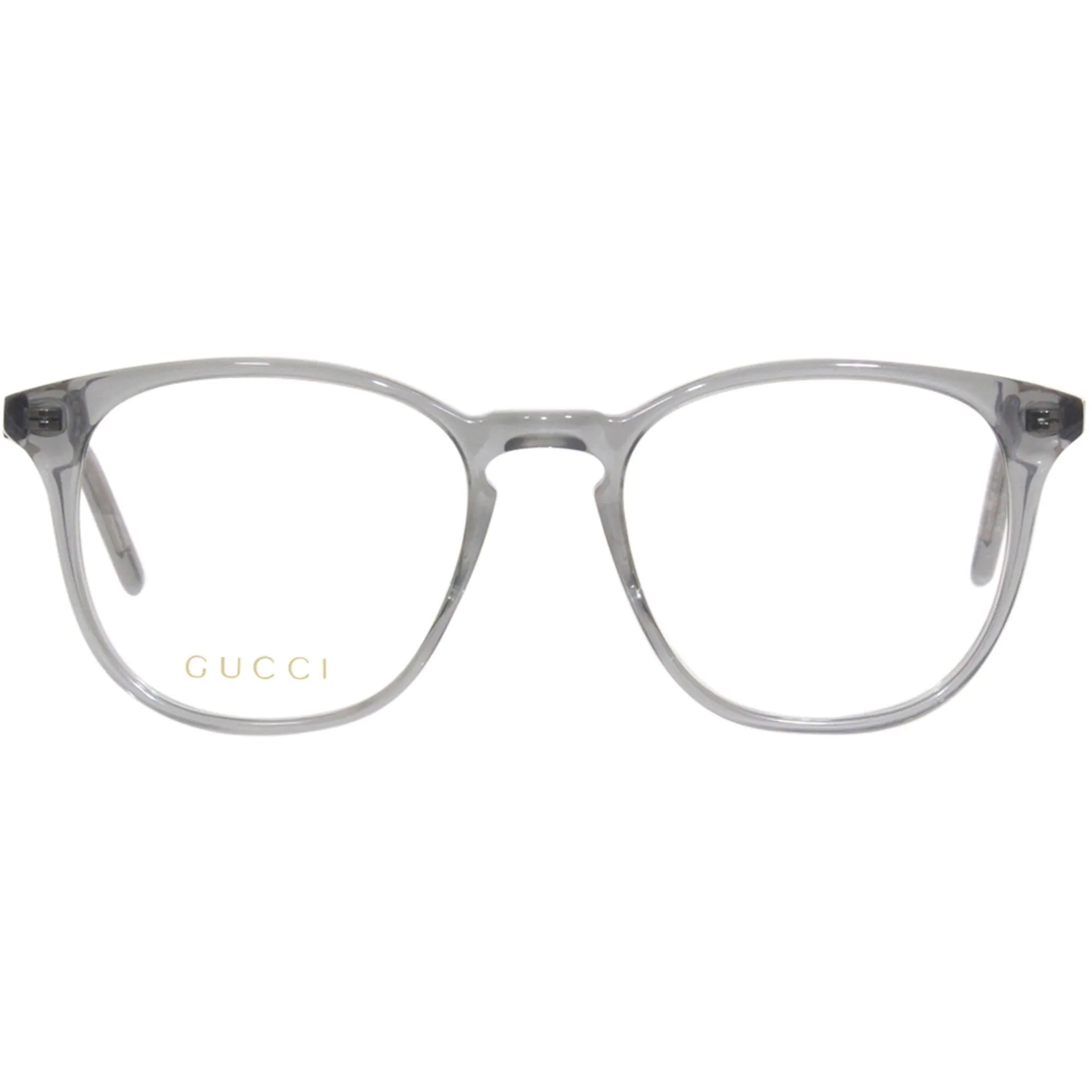 Gucci Men's Eyeglasses - Grey Acetate Cat Eye Full Rim Frame Demo Lens | GG1157O 005