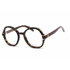 Gucci Women's Sunglasses - Havana Plastic Round Full Rim Frame | GG1069O 002
