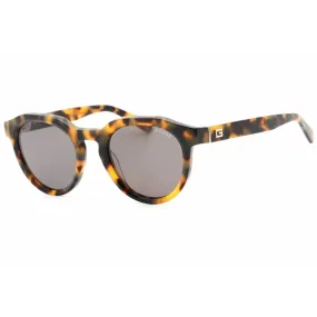 Guess Men's Sunglasses - Green Lens Blonde Havana Round Full Rim Frame | GU00063 53N