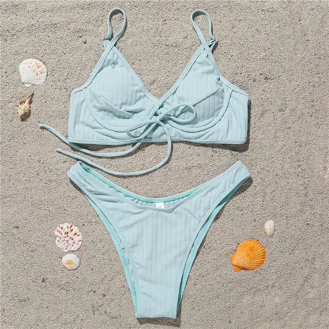 High Cut Bikinis Push Up.