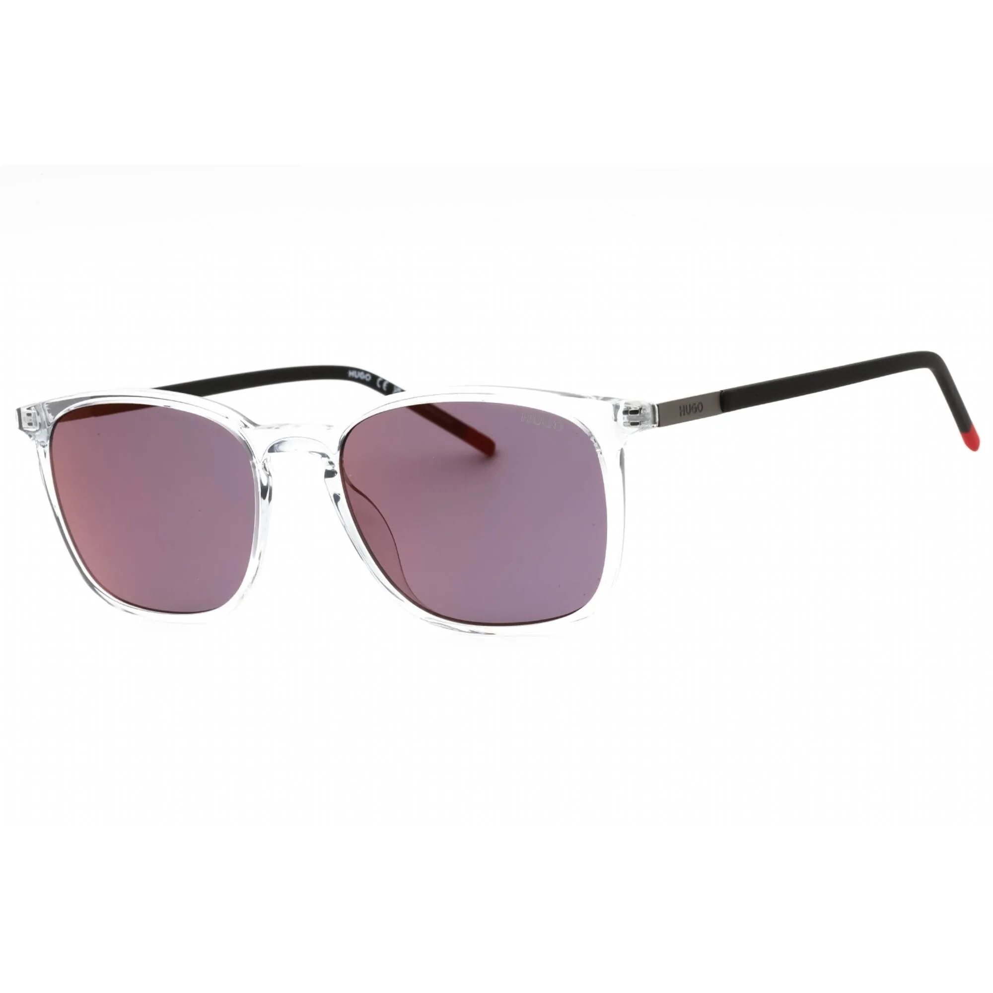 Hugo Men's Sunglasses - Grey Plastic Square Shape Full Rim Frame | HG 1268/S 0KB7 AO