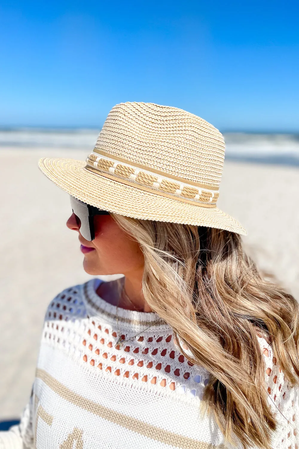 Jasmine Women's Paper Braid Safari Hat - Natural