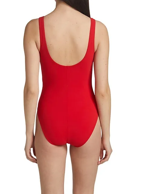 Karla Colletto Lucy V-Neck One Piece