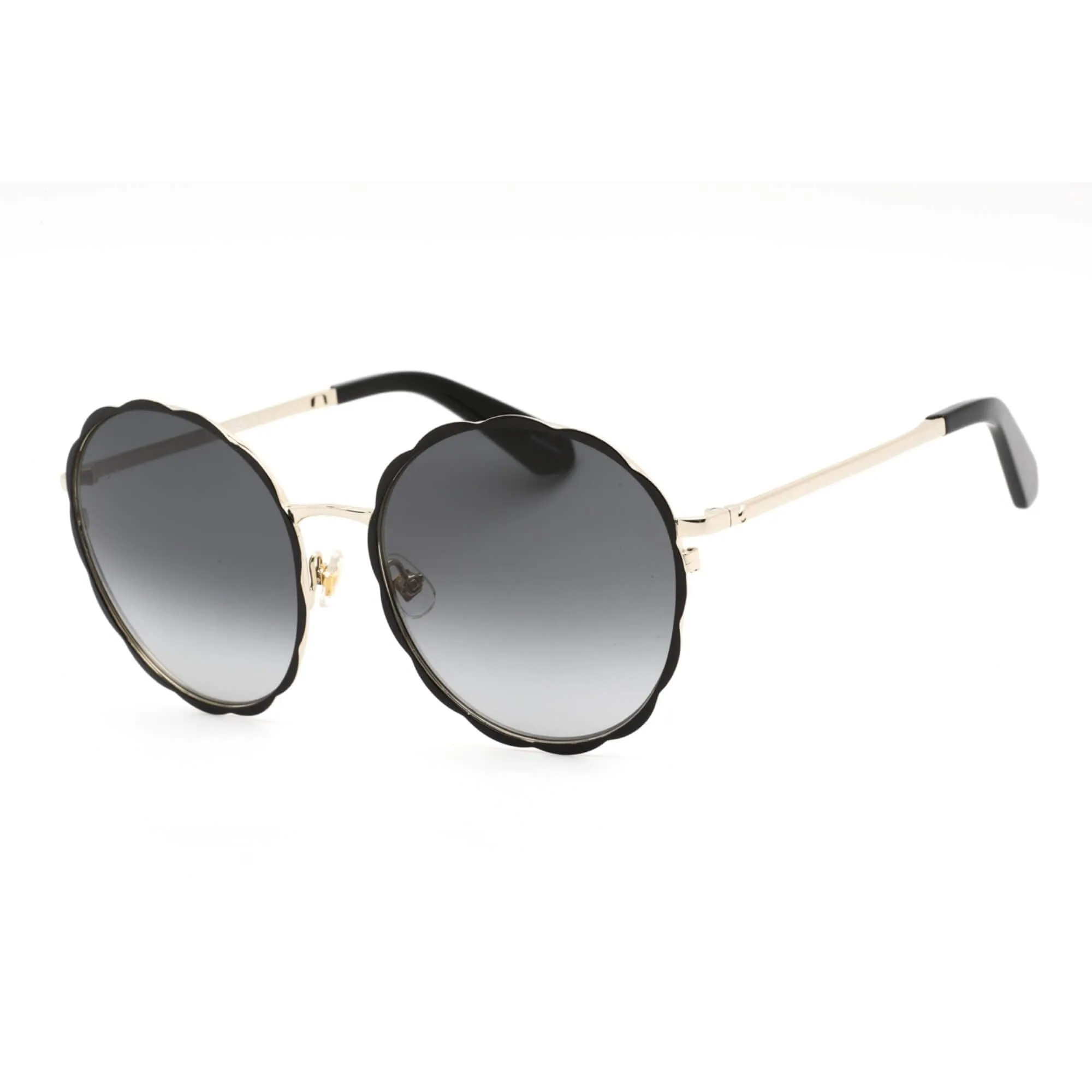 Kate Spade Women's Sunglasses - Black Round Full-Rim Metal Frame | CANNES/G/S 0807 9O