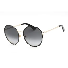 Kate Spade Women's Sunglasses - Black Round Full-Rim Metal Frame | CANNES/G/S 0807 9O