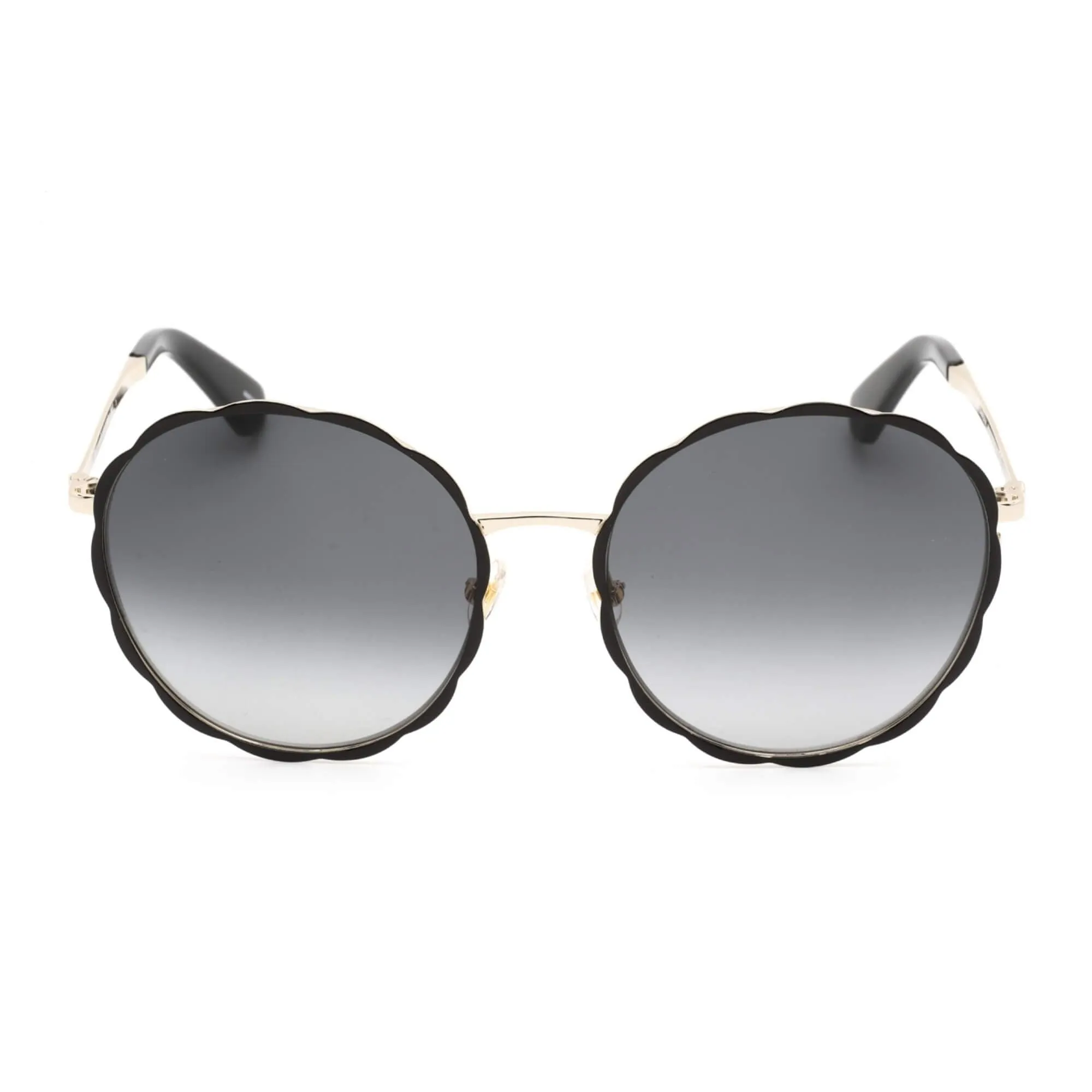 Kate Spade Women's Sunglasses - Black Round Full-Rim Metal Frame | CANNES/G/S 0807 9O