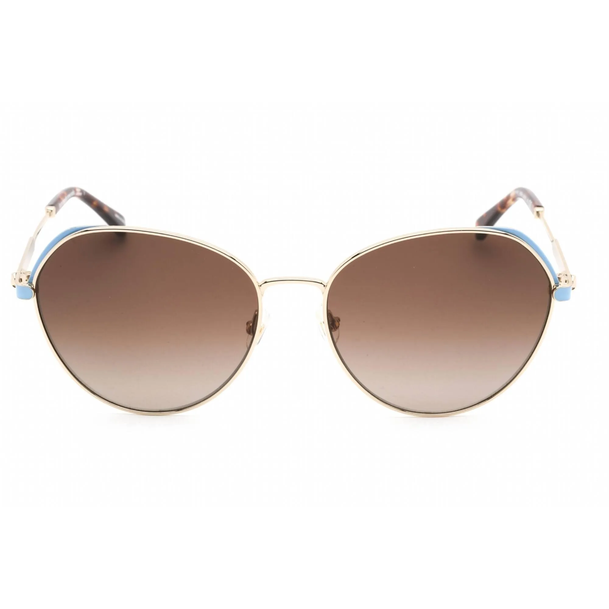 Kate Spade Women's Sunglasses - Full Rim Gold Blue Metal Round | OCTAVIA/G/S 0LKS HA