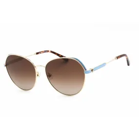 Kate Spade Women's Sunglasses - Full Rim Gold Blue Metal Round | OCTAVIA/G/S 0LKS HA