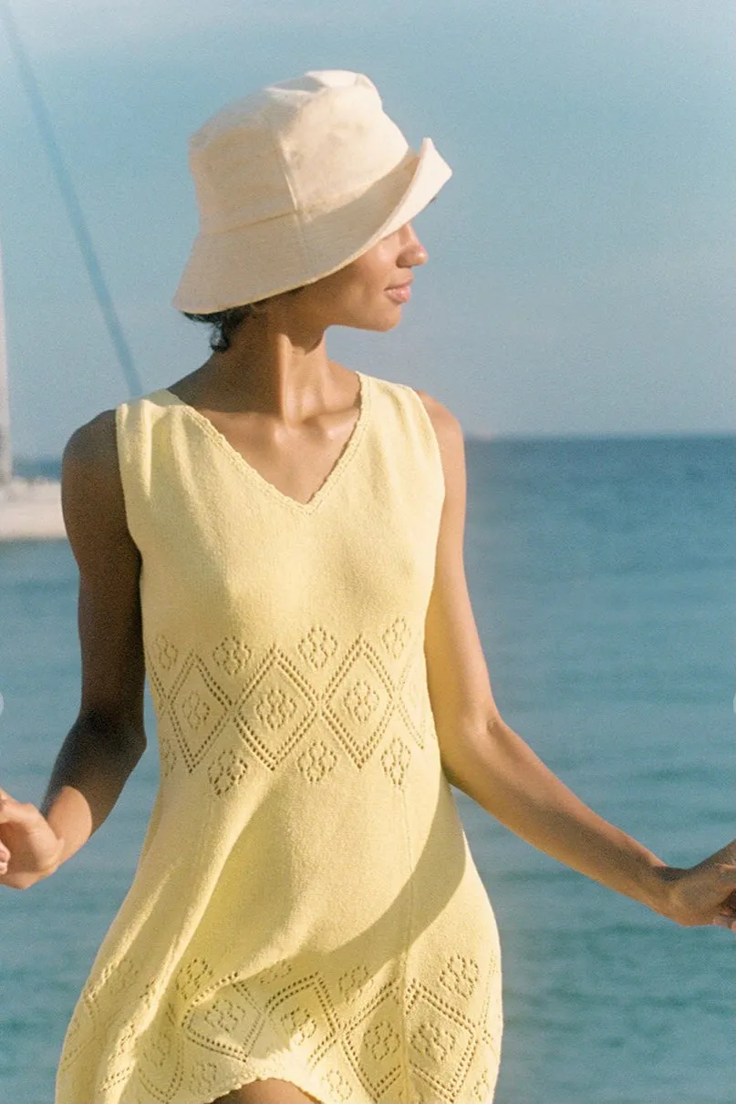 Lack of Color Yellow Terry Bucket Hat
