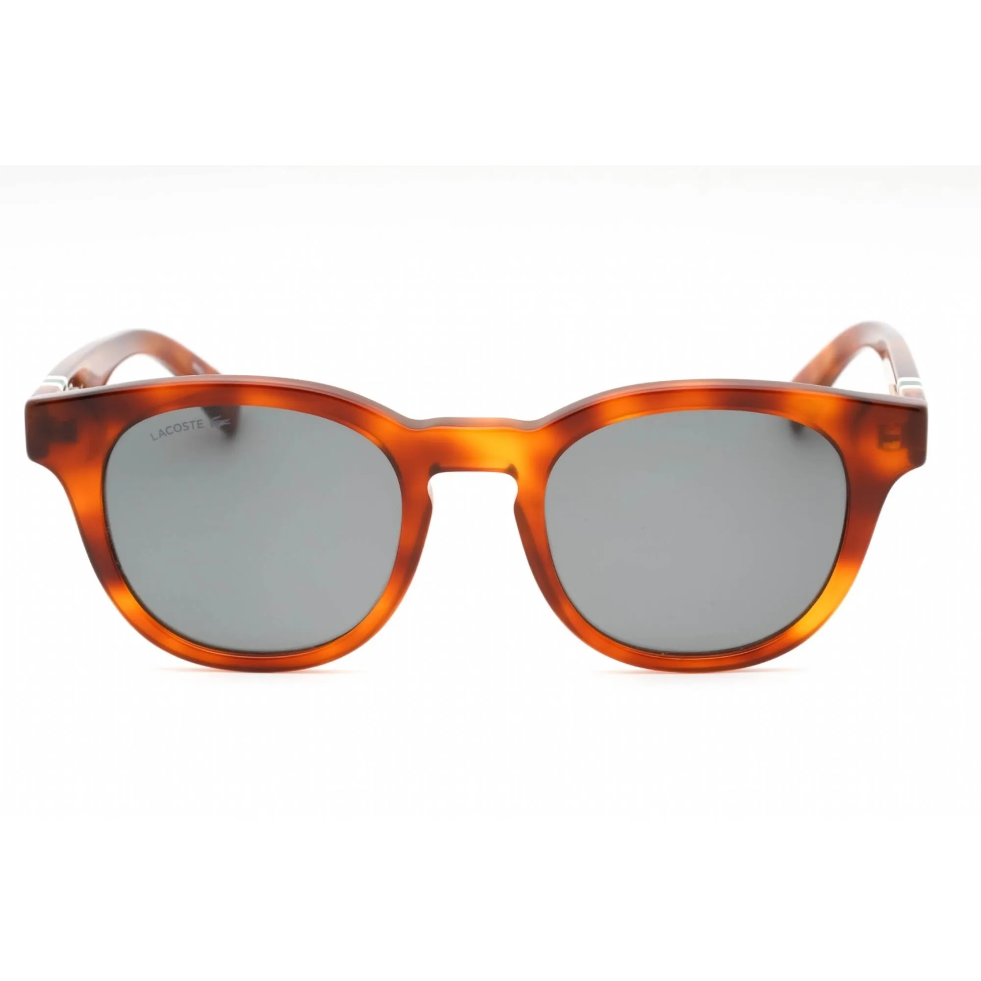 Lacoste Men's Sunglasses - Blonde Havana Plastic Round Full Rim Frame | L6006S 218