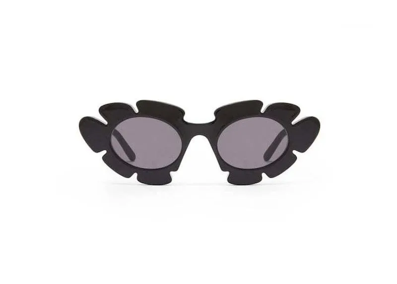 Loewe Flower Sunglasses In Injected Nylon Black