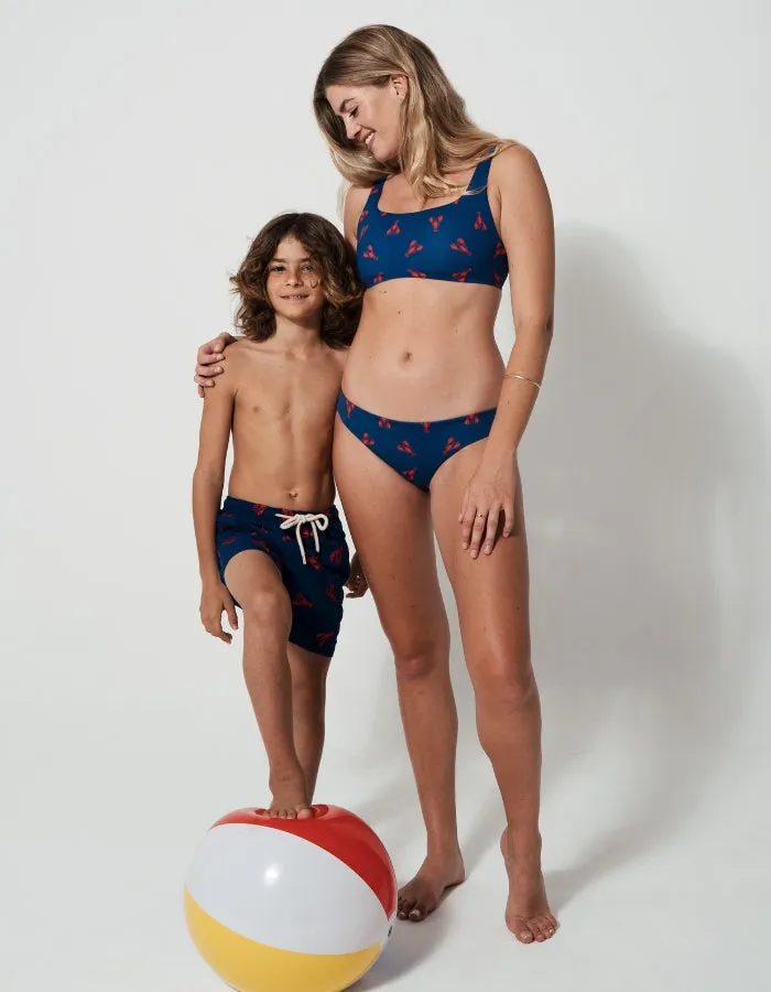 Low Waist Lobster Womens Bikini Bottoms
